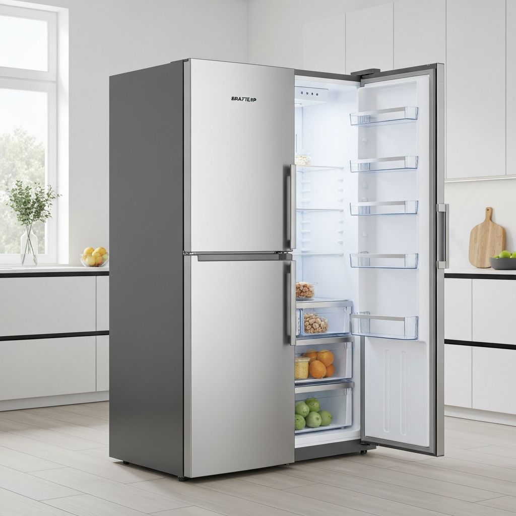 Geladeira Brastemp Frost Free Duplex 375L Inox BRM44HK